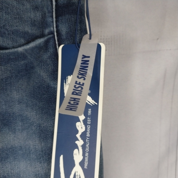 Seven High Rise Skinny Women's Blue Jeans Size 12 NWT - Picture 6 of 13